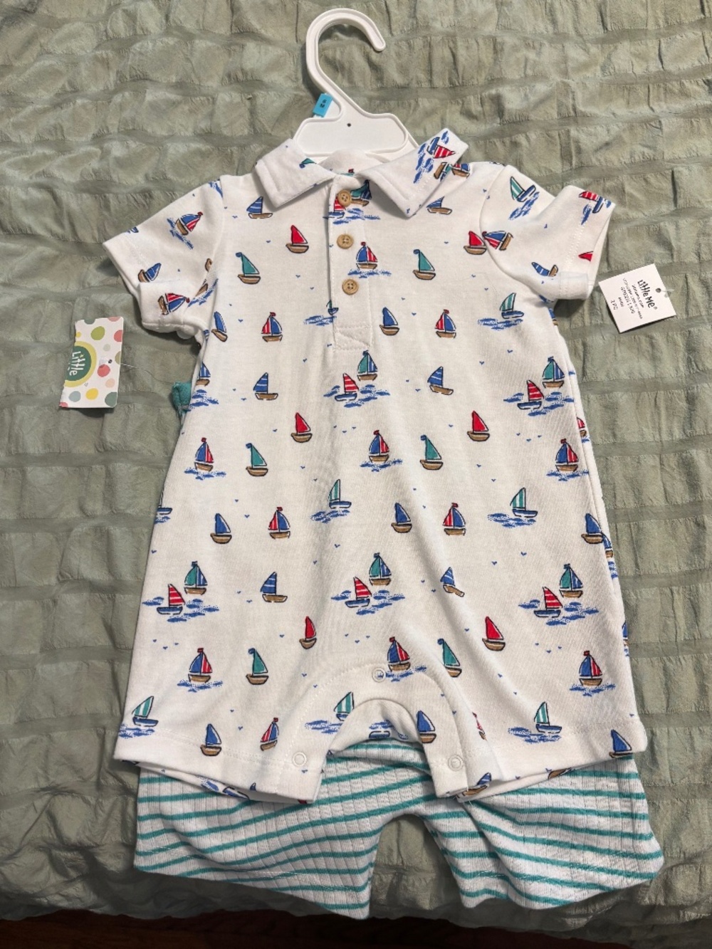 Nautical Baby Boy Rompers